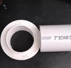 3 inch PVC pipe drill and cut guides