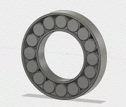 3D printable fully parametric bearing model for Fusion 360