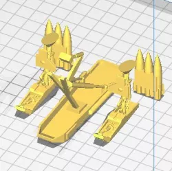 Alien Dropship Remixed Parts