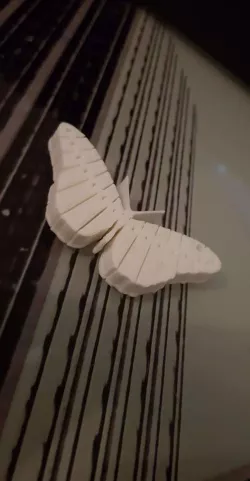 Articulated Butterfly Keychain
