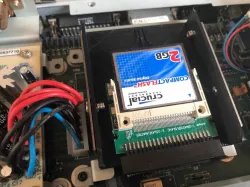 Atari Falcon CF card mounting bracket