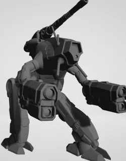 Bandit King MAD-3R Retro-Remix for American Mecha Wargame