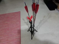 Bow Stand using camera stand