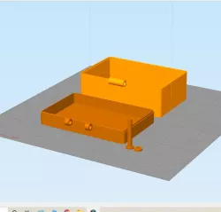 box with hinge (105mm x 65mm x 35mm