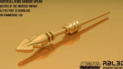 Castle Grayskull Weapons Rack / King Randor Spear from Motu Vintage weapon