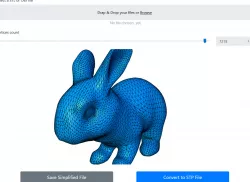Convert STL and OBJ files to STEP files online! 