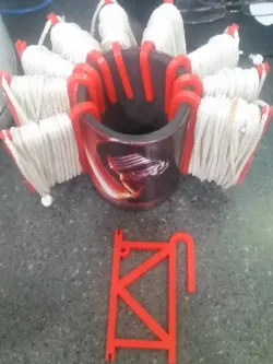 Crab line holder