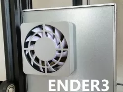 Creality Ender 3 - PSU fan improvement