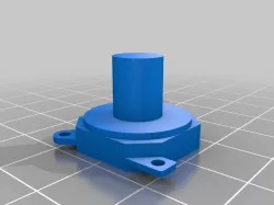 crkbd right half with psp1000 joystick housing