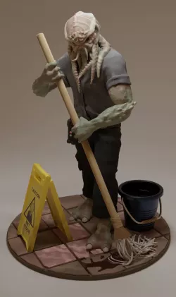 Cthulhu, the Janitor - Tabletop Miniature