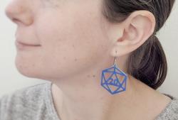 d20 earrings 3d models 【 STLFinder