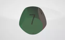 [D7]Truncated Sphere Seven Sided Die