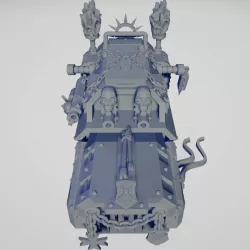 Dark Crusader Grav Bike - Angry Priest of Death