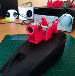 DJI Digital FPV Air Unit and Camera mount  ( Minor remix with mounting screws)