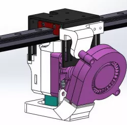 E3D V6 upgrade for the Sapphire Pro V2