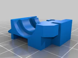 ENDER  3 - mount for e3d V6 - radiator modify needed !