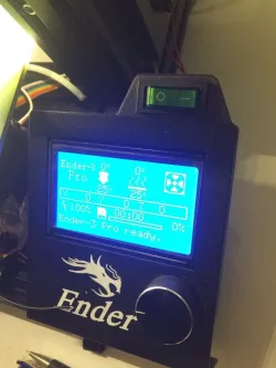 Ender 3 Pro Screen Back Protector + Switch