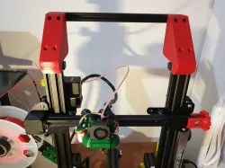 Ender 3 & pro Z axis top bar extender-spacer for DDE kits and linear rail mods (Updated! 06/2021)