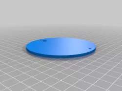Fibonacci64 Open Case with 3mm Acrylic Diffuser - 86mm disc with 64 WS2812B RGB LEDs and Wi-Fi