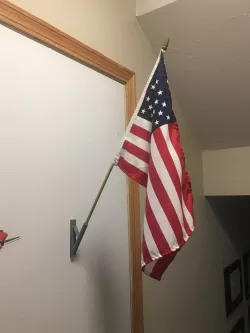Flag Pole Holder Using Magnets