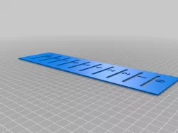 Foil Track Ruler Stencil