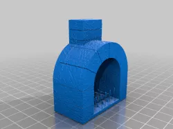 Gothic - Fireplace - Stone Skull Studios