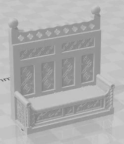 Gothic Monks Bench - Stone Skull Studios