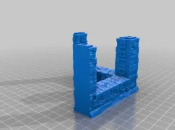 Grave yard fence with articulated gate