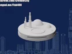 GreebleCity Cyberpunk: Grand trunk Roof