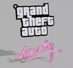 GTA Vice City Keyrings