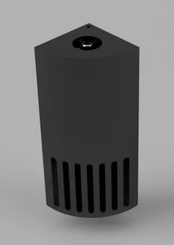 Internal aquarium filter for nano fish tanks