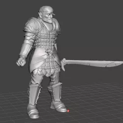 Jaundiced Jape [Male Half-Orc Pirate]