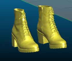 Leather boots / women stiletto shoes - 3D scan - Remix