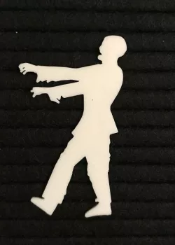 Letter Board Zombie