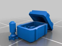 Mecha Hangar Bay Vehicles -Free- free 3D print model