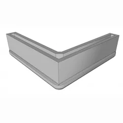 Metal corner cover 