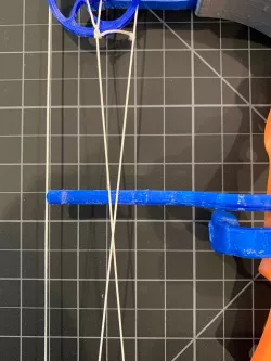 Miniature compound bow cable guard