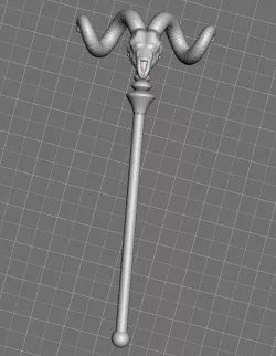 Motu Skeletor Staff