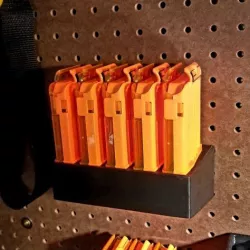Nerf Magazine Pegboard Holder