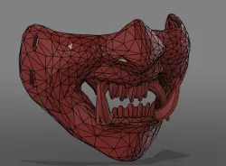 Oni Half Mask (Chico Maker Edition)V1.0