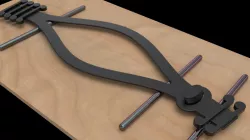 Parametric mask strap