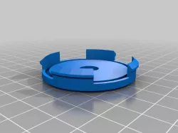 Portal Super Button replica with conduits for wiring