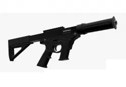 Professor Parabellum's Hybrid Square Tube SMG