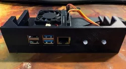 Raspberry Pi 3 & 4 Drive Bay Mount/Case - Remix