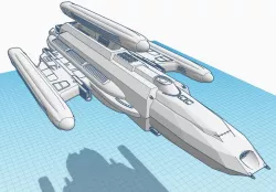 Raven Type Borg Attack Ship