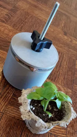 Recycled Cardboard Round Planter