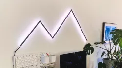 RGB LED light sculpture frame connectors for aluminium profile