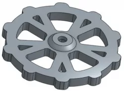 scroll wheel printer tray nut M4 for ender 3/ender 3 pro