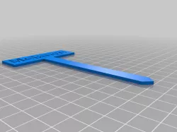 Simple cutout plant singn