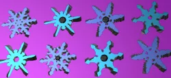 Snowstar Shuriken of the Frostmaiden